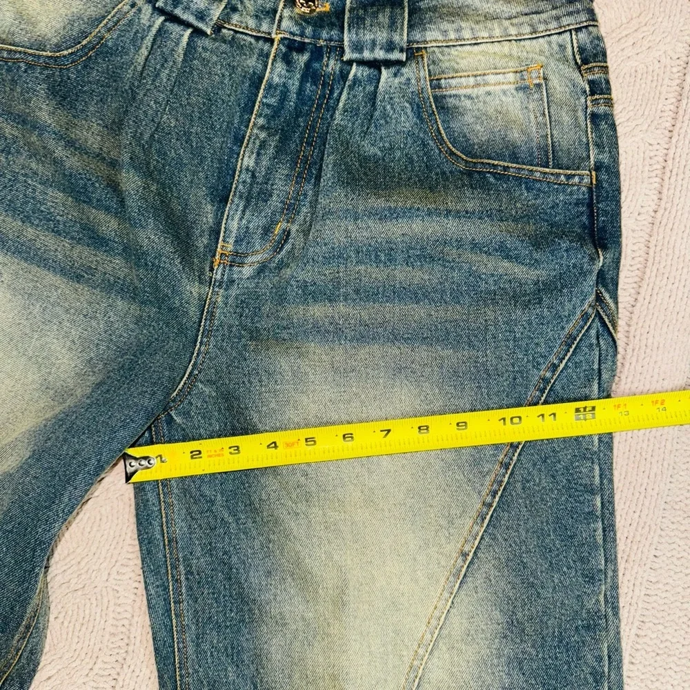 NEAUX DUOBT Stylish Blue Distressed Jeans for Men - Picture 10 of 16